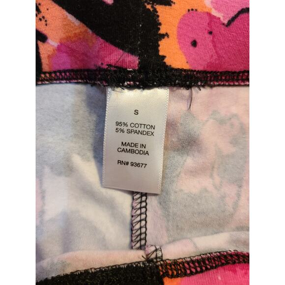Unknown brand Small women's vibrant colored floral leggings - Picture 4 of 8